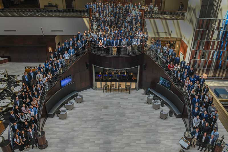 Group photo of TVA Investment Challenge participants