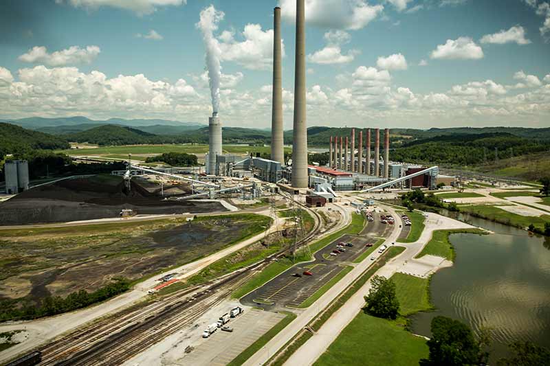 TVA's Kingston Fossil Plant in Kingston, Tennessee