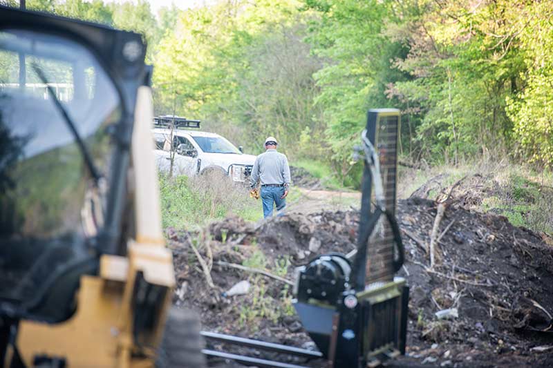 For most maintenance jobs, crews work around existing structures – or they’re dispatched in response to storms, Simmons said.