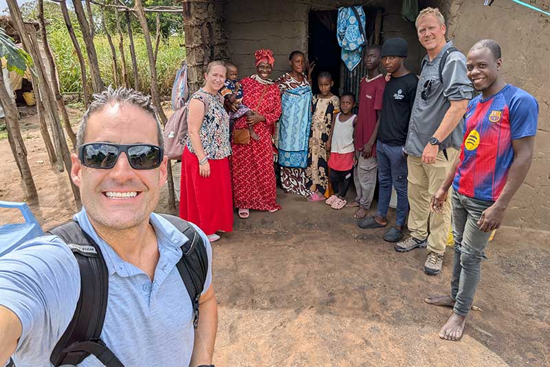 TVA's Caleb Huff and his wife led the medical portion of the mission trip to Kenya this past summer.