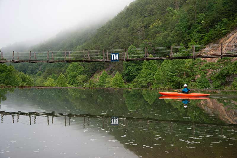 Kayaker above Ocoee No. 2.