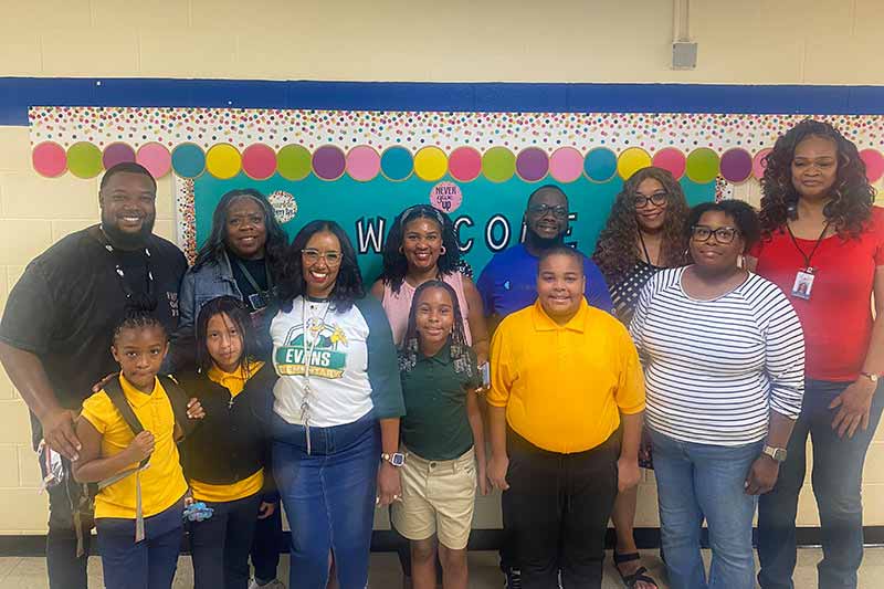 Group of students celebrating TVA EnergyRight's School Uplift awards