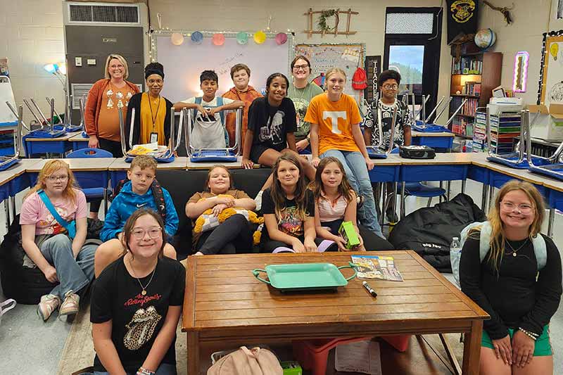 Students in classroom