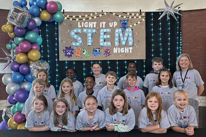 Students at school STEM Night