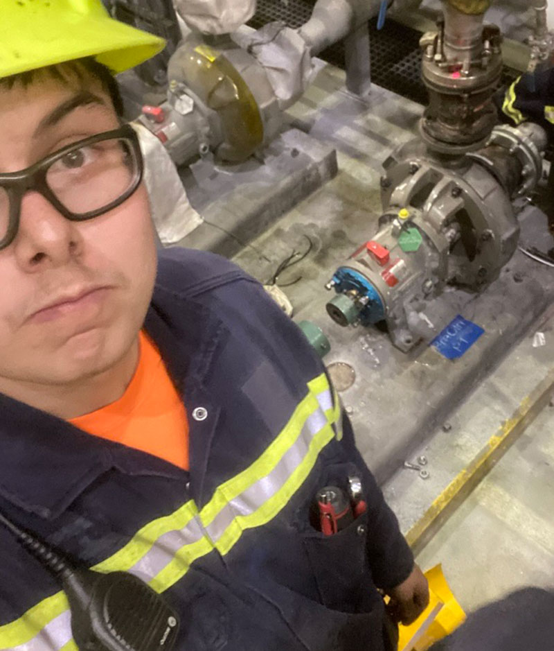 Aaron Brown studied 3D printing in high school. Now he is exploring careers in STEM.