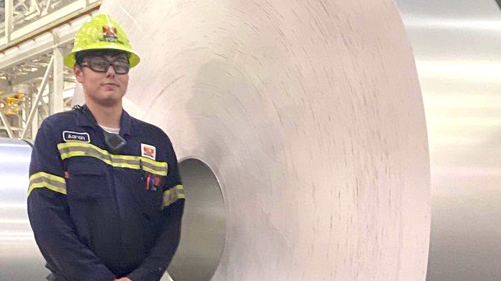 STEM education helped Aaron Brown pursue a career in industrial maintenance