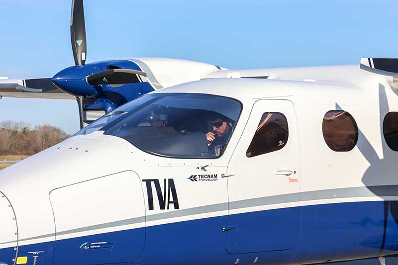 Tecnam P2012 “Sentinel” Special Mission Platform arrived at TVA Aviation’s hangar in Muscle Shoals, Alabama, in 2025.