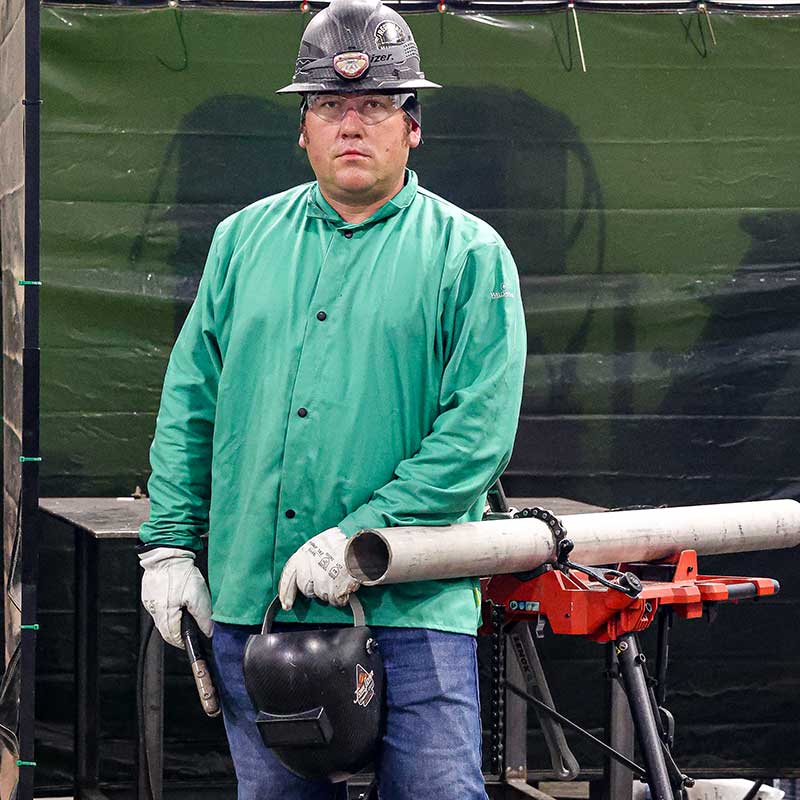 Welder Josh Morrow