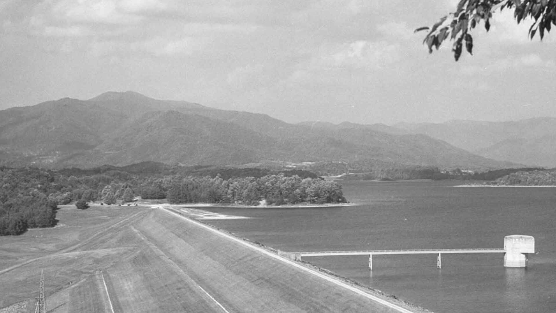 Chatuge Dam in Clay County, North Carolina