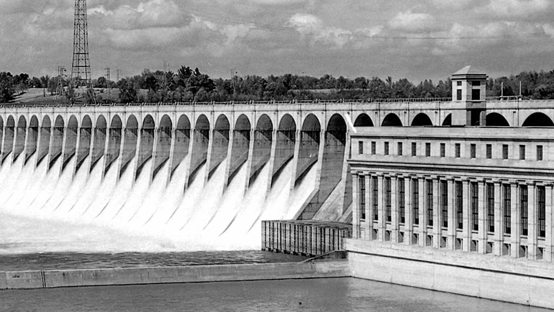 Wilson Dam near Muscle Shoals, Alabama