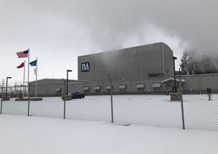TVA plant during winter