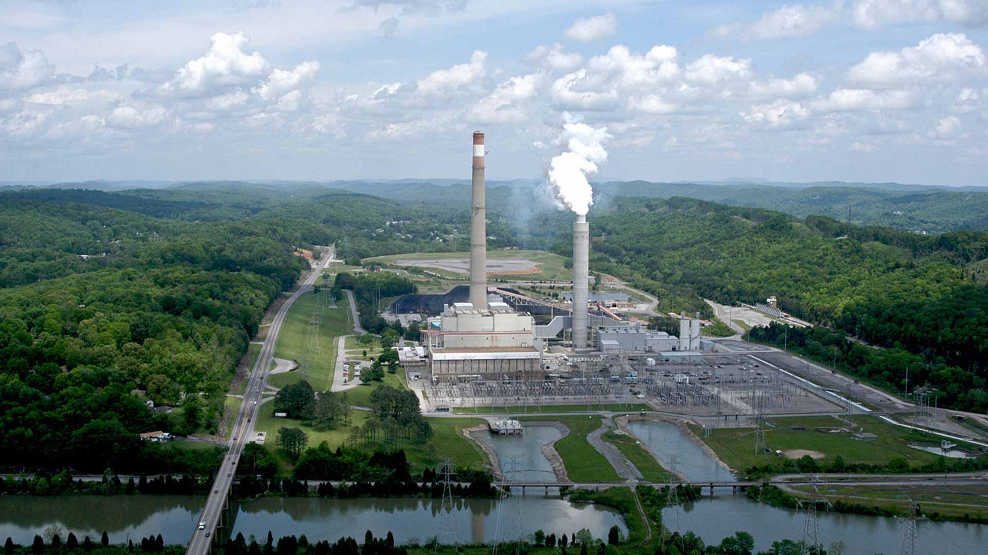 Former Bull Run Fossil plant near Oak Ridge