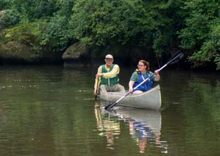 Canoeing on Bear Creek