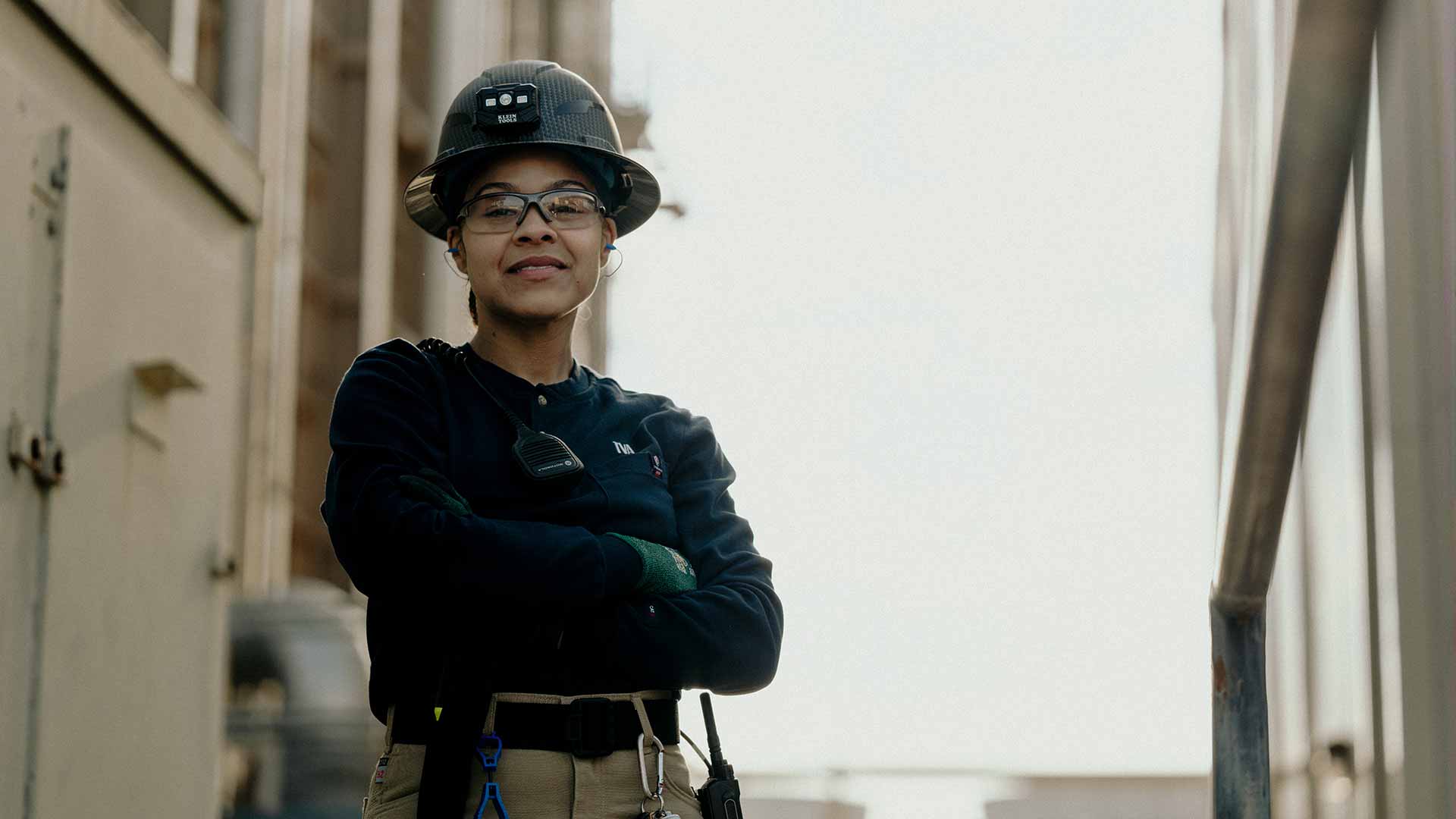 Cassidy Chandler, operations technician at TVA's Southaven Combined Cycle Plant in Mississippi