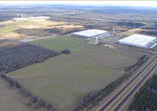 Aerial view of Chickasaw Trails Industrial Park