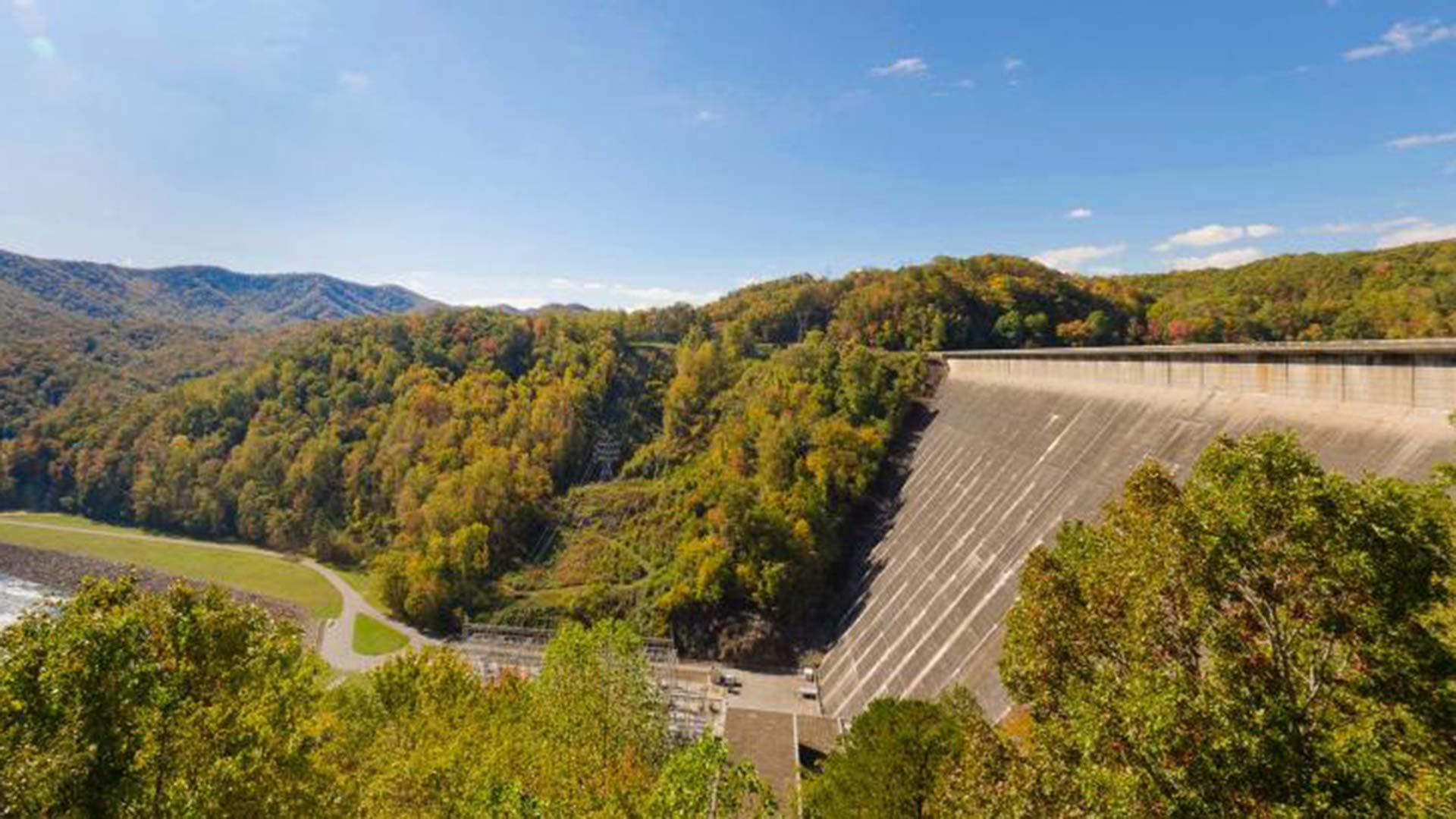 Fontana Dam in North Carolina.