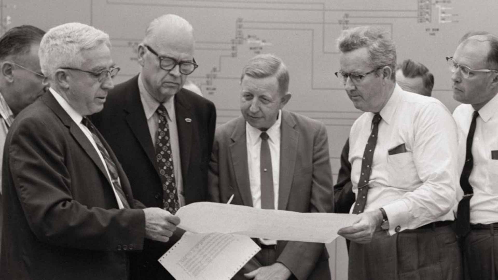 Sen. Robert Kerr inspects TVA power operations