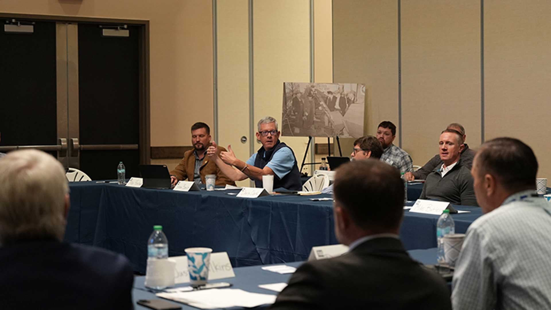 The TVA Landowner Task Force brings together farmers, rural community representatives and local power companies to help TVA better engage landowners for new power line easements and other projects.