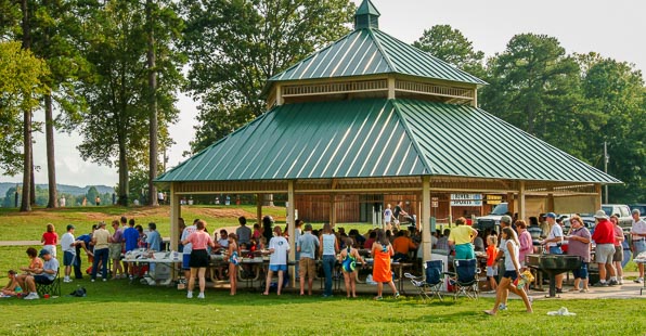 People enjoying outdoor recreation activities