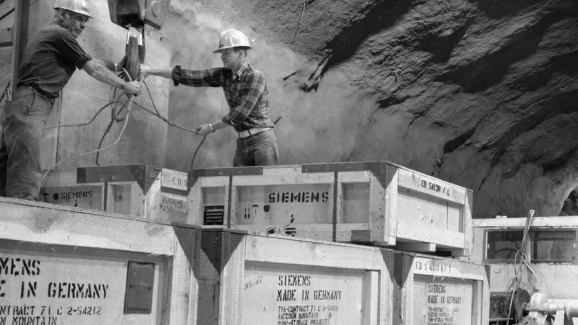 Tunnel in Raccoon Mountain Pumped Storage Facility near Chattanooga, Tennessee