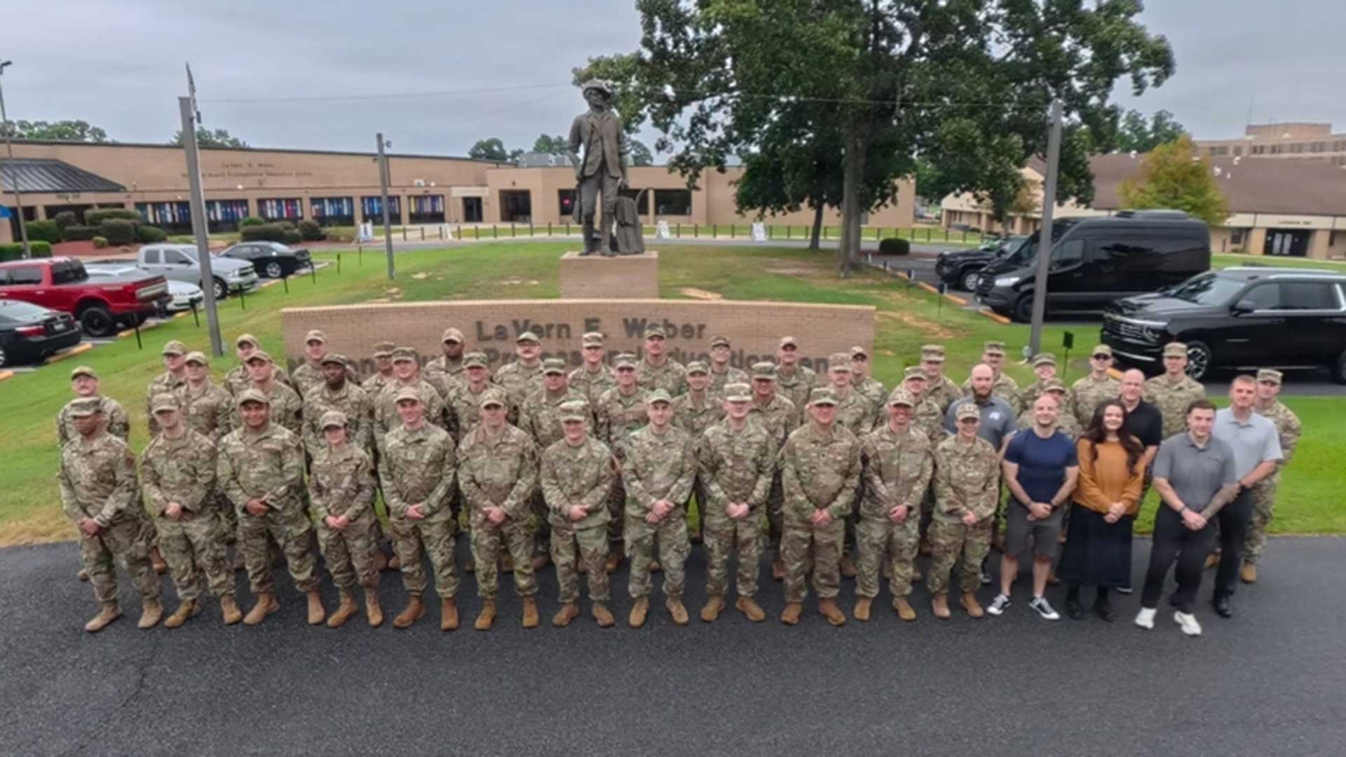 The Tennessee National Guard with members of TVA's cybersecurity team