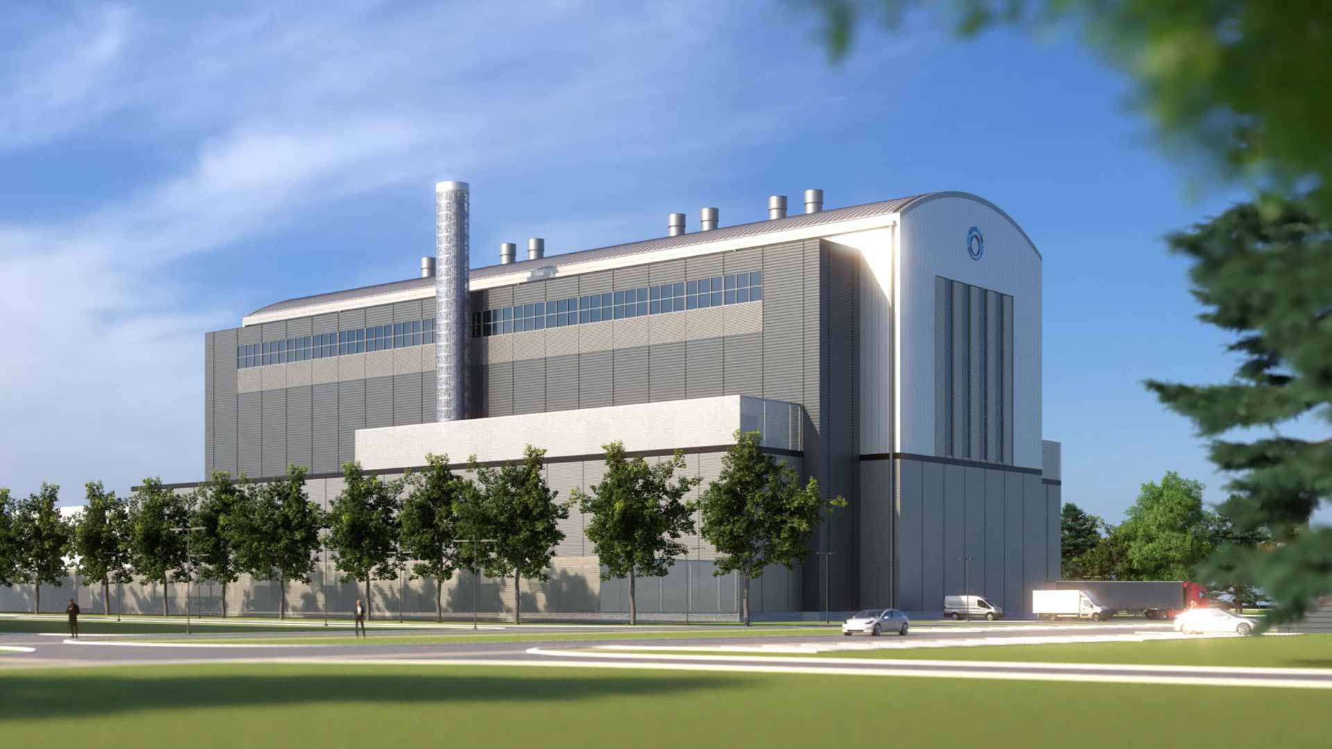 Hermes 2 facility rendering