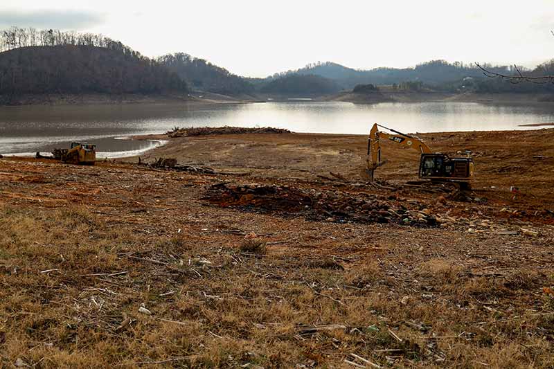 Bank of Douglas Reservoir