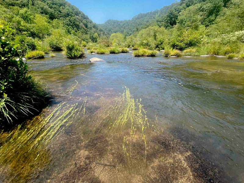 A view of the Hiwassee River in southeast Tennessee