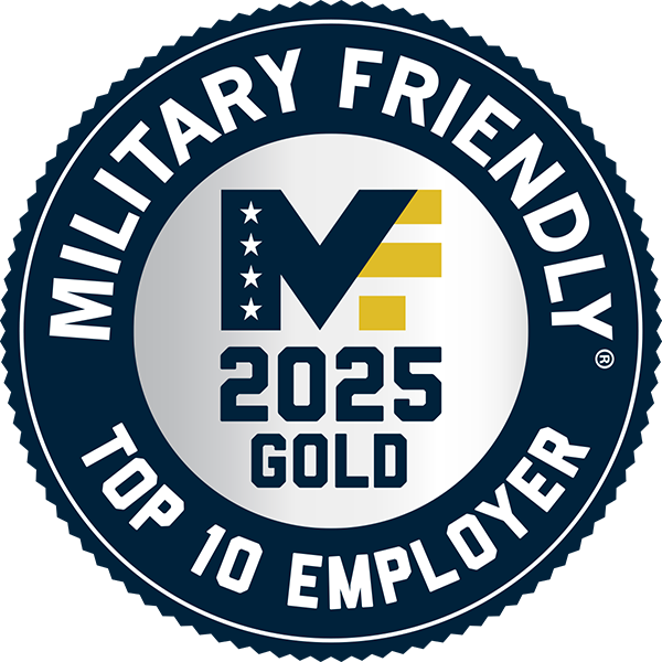Military Friendly Top 10 Employer