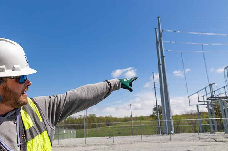 Bart Gillis, electrical construction manager