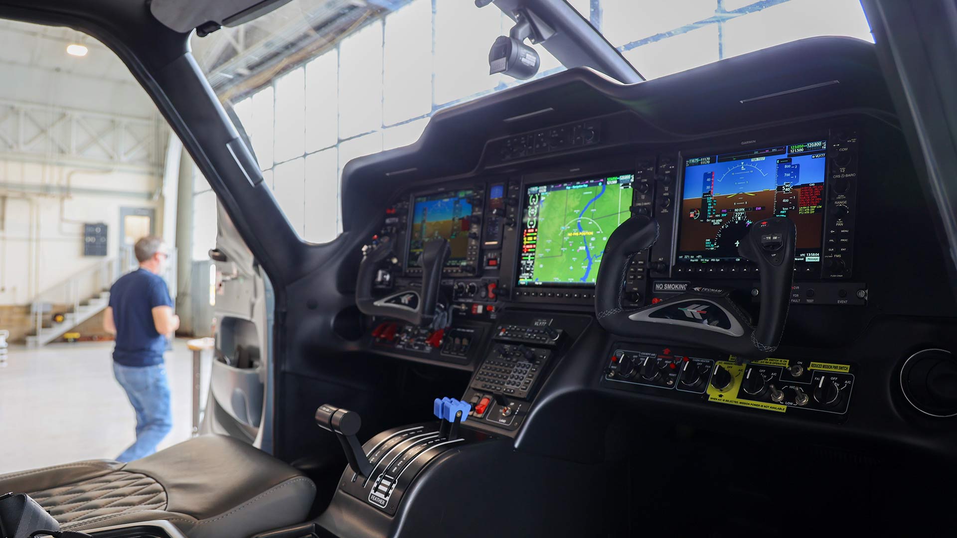 Close-up view of instrumentation in TVA plane