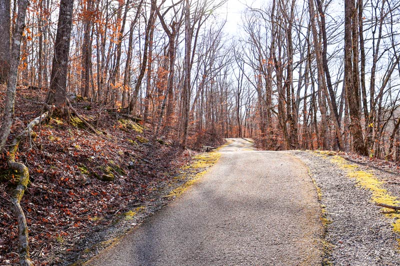 Big Ridge Trail near Chickamauga Reservoir in Chattanooga
