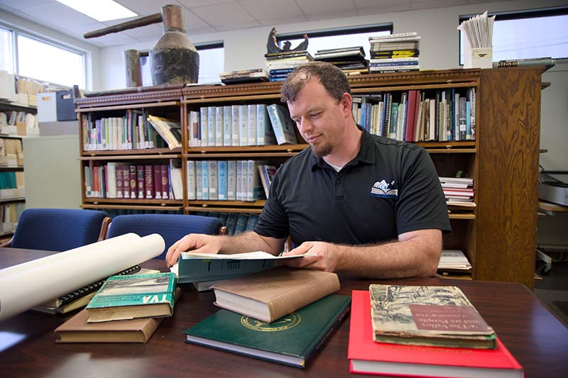 Franklin Shook at Hayesville Library