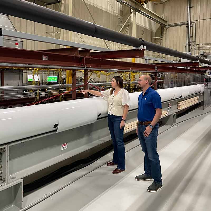 Conductor testing rig at EPRI