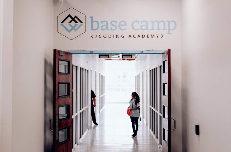 Base Camp coding academy building