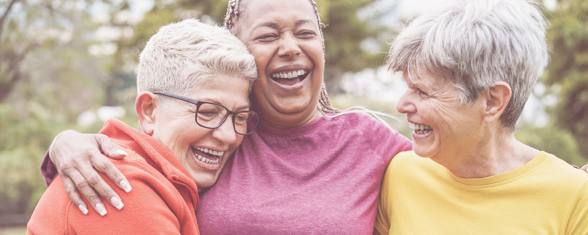 senior women having fun together senior women having fun together