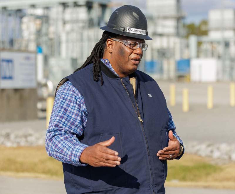 Gallatin Combustion Turbine Plant site manager Corey Terry