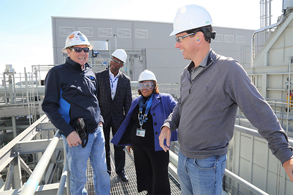 From left: Skelskey, Creech, Robinson, Morgan