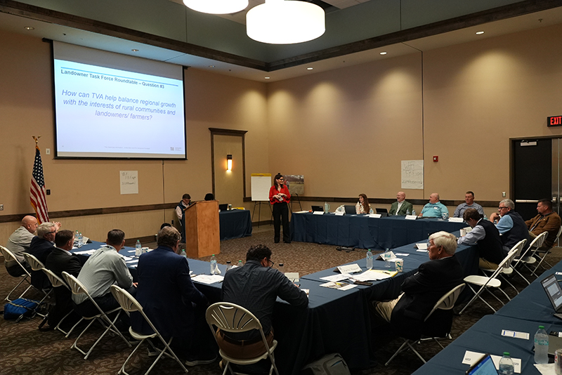 TVA Landowner Taskforce met March3-4 in Lebanon, Tennessee