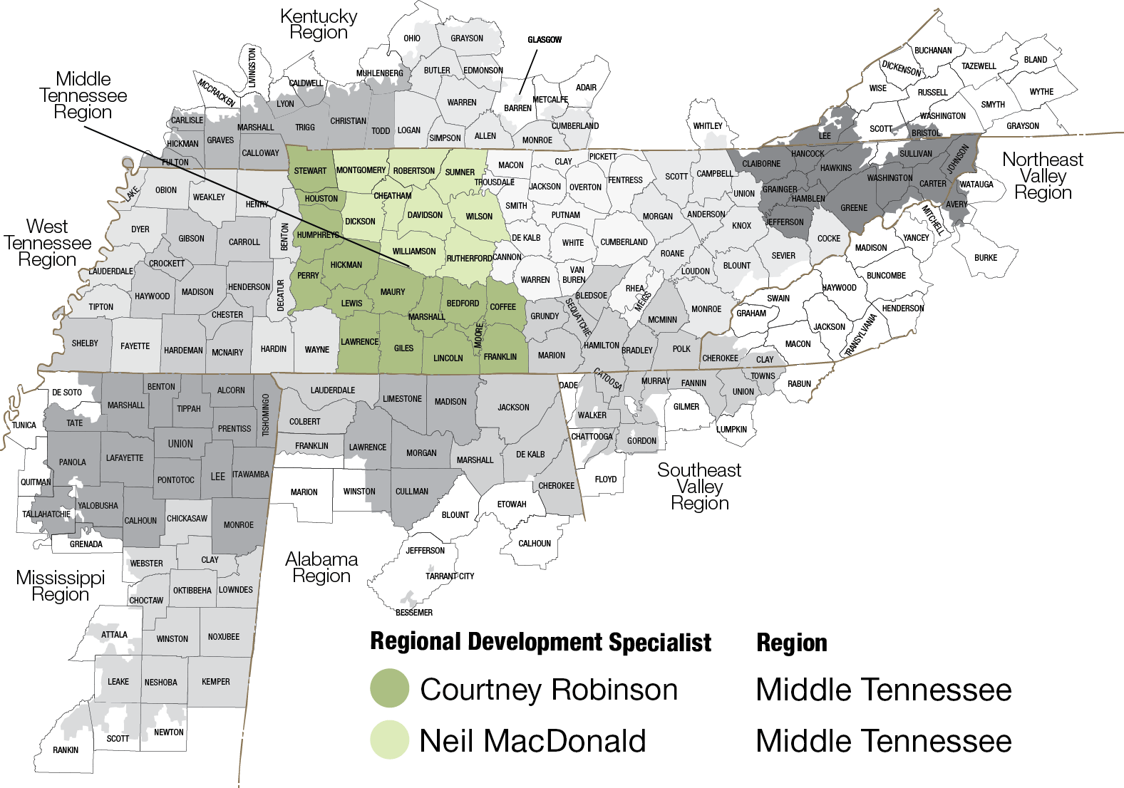 Middle Tennessee Region