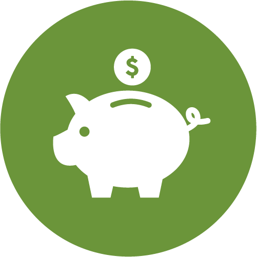 Funding piggybank icon