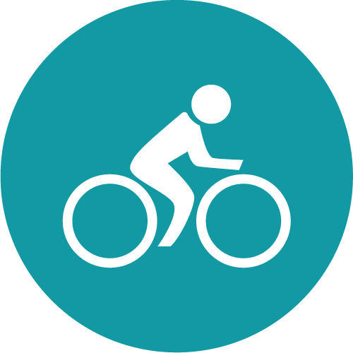 Outdoors bike icon