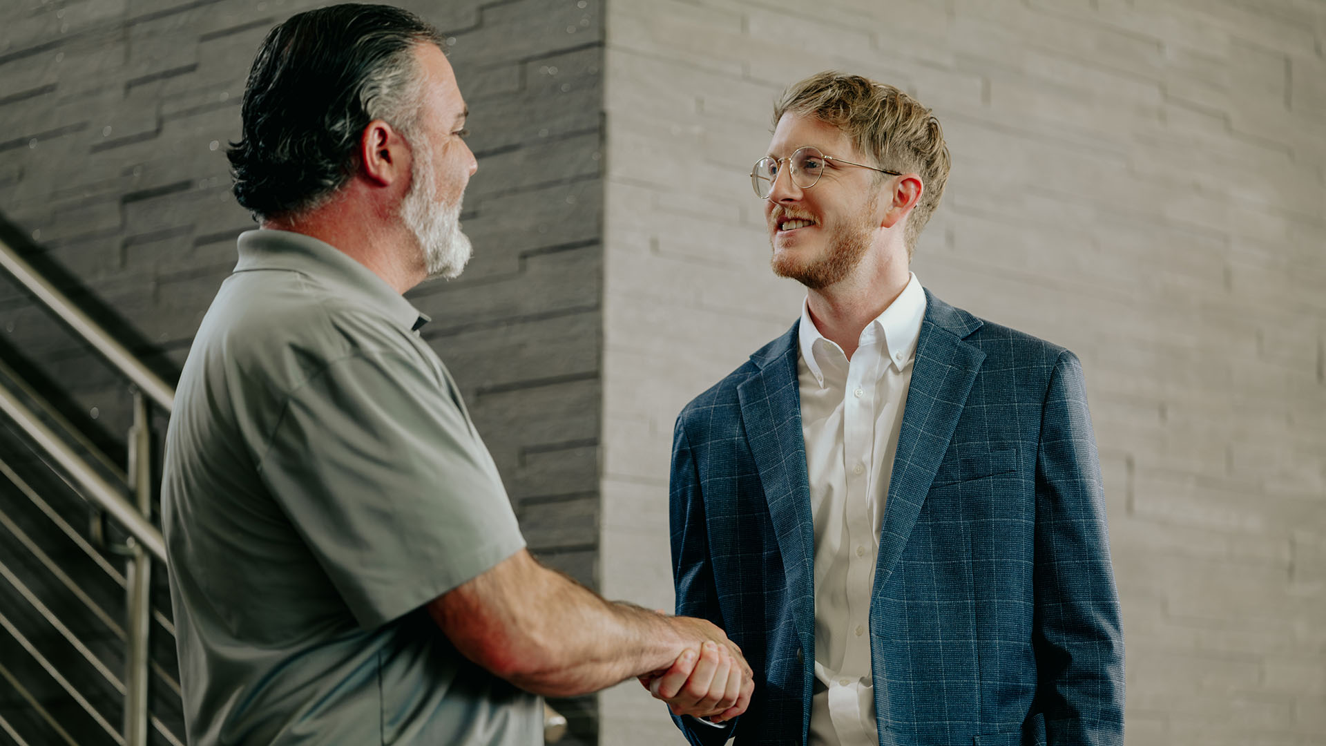 Men shaking hands