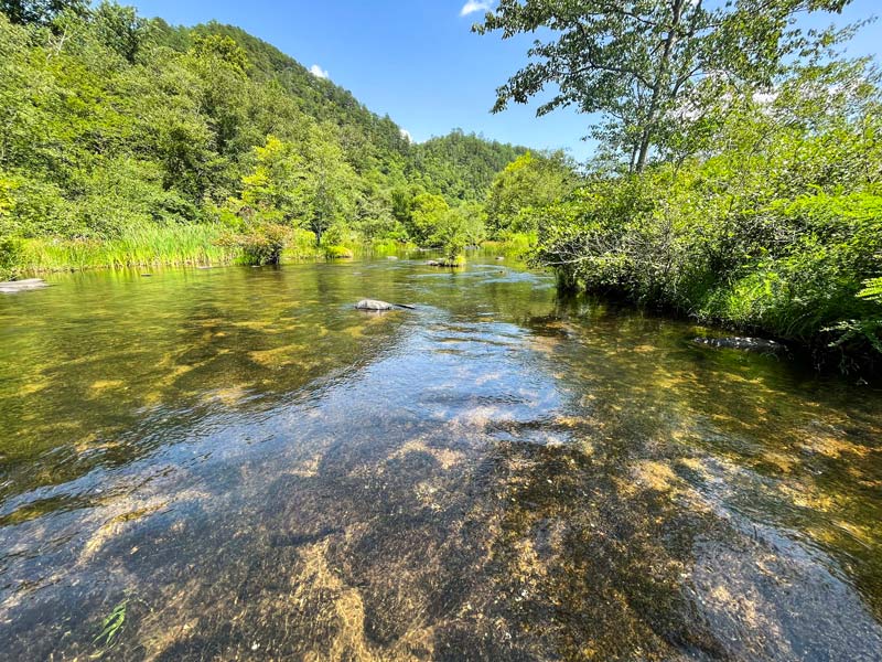 The Hiwassee River in southeast Tennessee