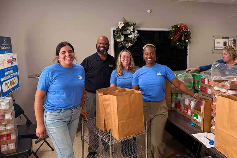 TVA provides financial support to nine food banks in the region, helping thousands of people