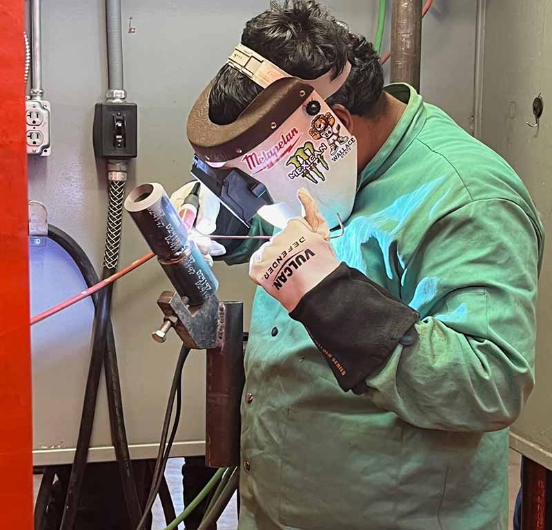 The welding competition included categories in gas tungsten arc welding tube, flux-cored arc welding and shielded metal arc welding plate