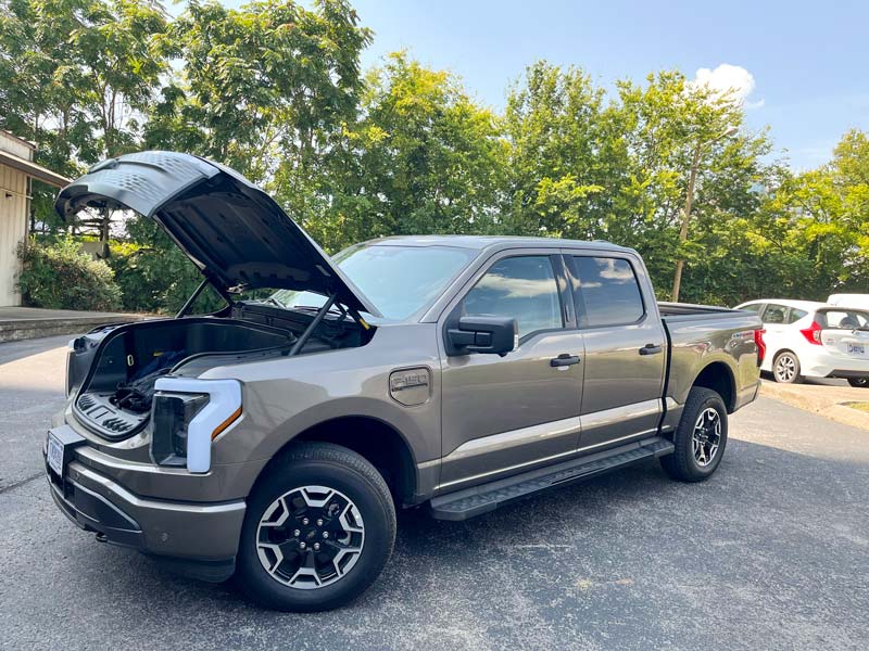 Fully-electric Ford truck