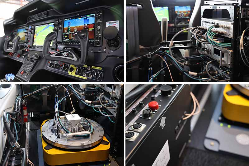 The Tecnam Ps012 SMP plane uses equipment specifically designed for utility work, including dedicated electrial power, a custom server rack and operator console and dual sensor hatches.