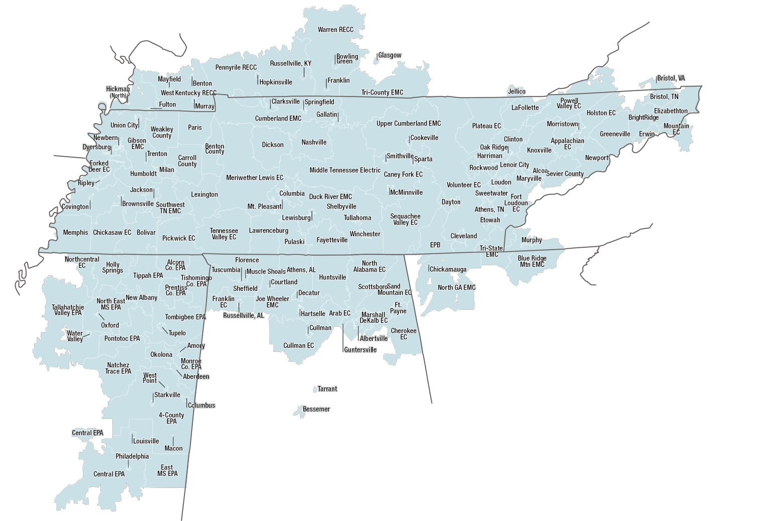 LPC Service Territory