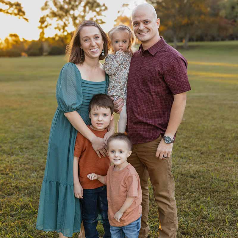 Engineer of the Year Miles Yaw with his family
